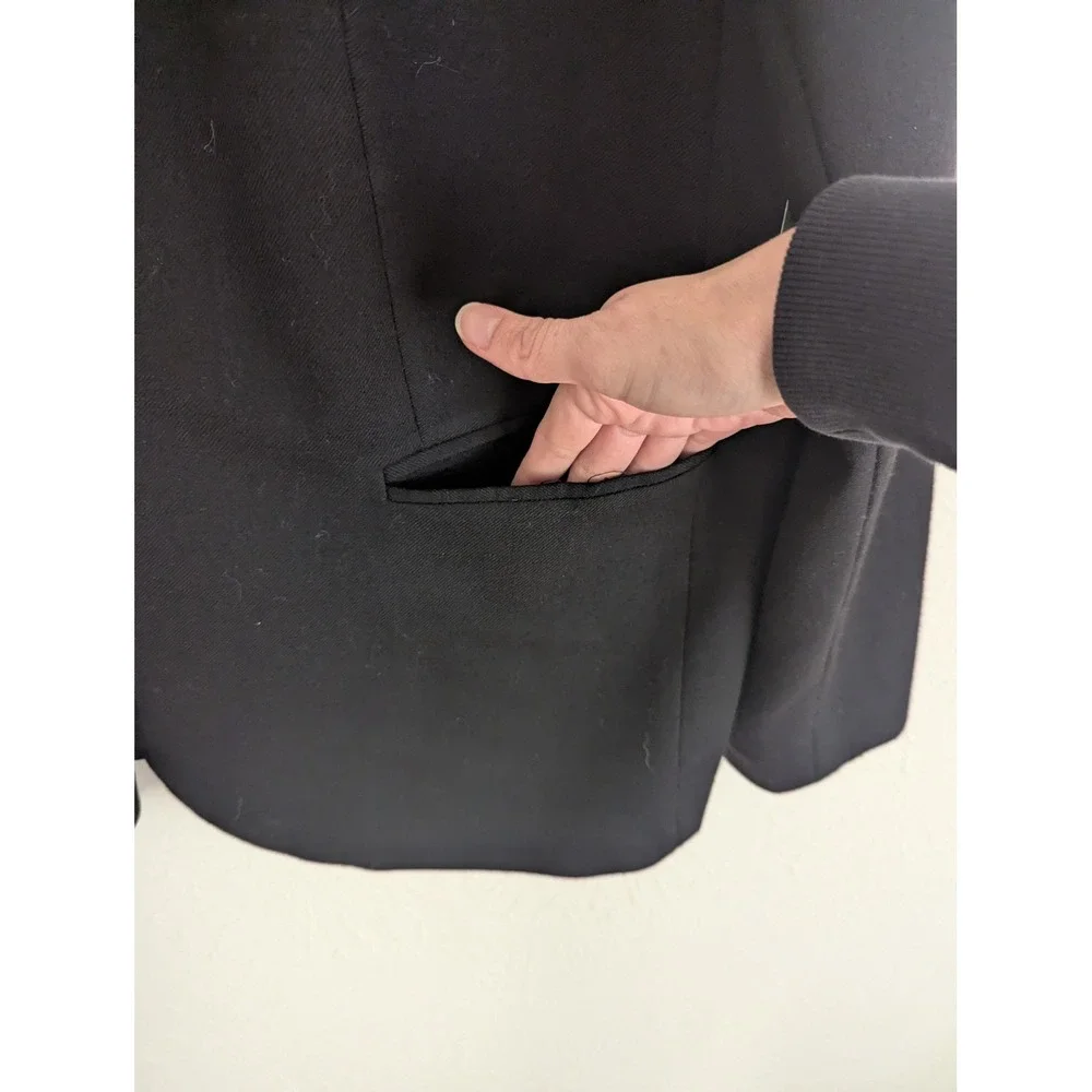 J.Crew Parke blazer size 20 black wool tailored‎ classic workwear